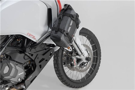 Drybag 80 tail bag 8 l. Grey/black. Waterproof.