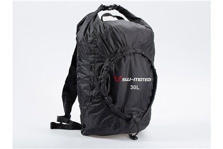 Flexpack backpack 30 l. Black. Water-resistant. Foldable.
