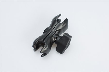 Pivoted socket arm Black. 2.2 Inch / 5.5 cm.