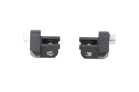 Mounting kit for EVO footrest Black. Honda / Suzuki / KTM models.