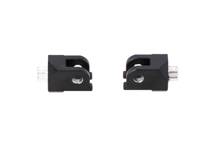 Mounting kit for EVO footrest Black. Honda / BMW / Triumph / Voge - models.