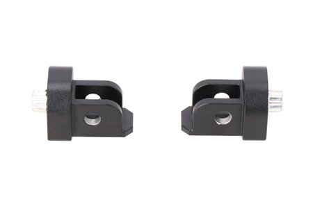 Mounting kit for EVO footrest Black. Honda NT1100 (21-), XL750 (22-).