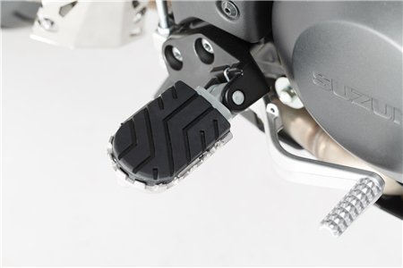 ION footrest kit Silver Aprilia, BMW, Suzuki models
