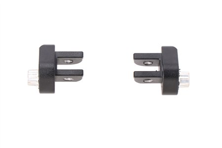 Mounting kit for EVO footrest Black. Aprilia, BMW, Suzuki models.