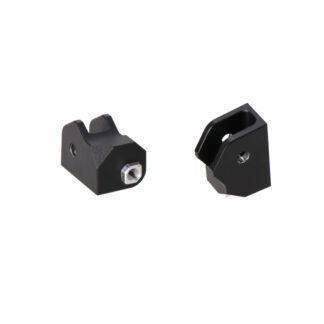Mounting kit for ION footrest Black. BMW R1100GS (93-99) / R1200GS (04-12).