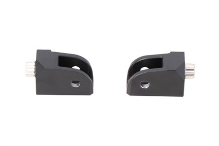 Mounting kit for EVO footrest Black. Triumph Tiger 800/ 900/ 1200, Scram 1200.
