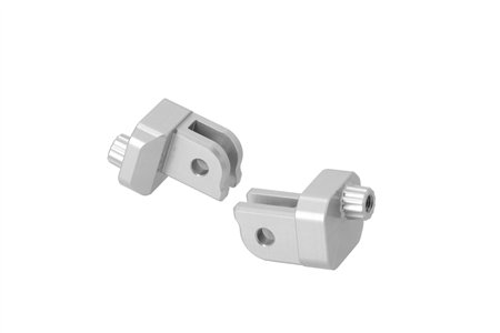 Mounting kit for EVO footrest Silver Triumph Tiger 660 (21-)