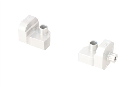 Mounting kit for EVO footrest Silver. Aprilia Tuareg 660 (21-).