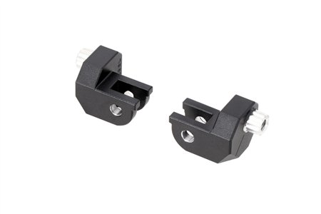 Mounting kit for EVO footrest Black. Ducati Multistrada V4 / V2, DesertX.