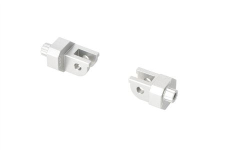 Mounting kit for EVO footrest Silver Ducati Multistrada V4 / V2, DesertX