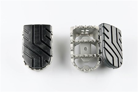 ION footrest kit Silver. Honda CRF1100L Africa Twin / Adv Sports.