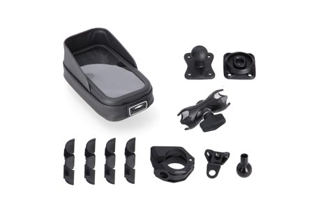 Universal GPS mount kit with Phone Case Incl 2" socket arm, for handlebar/mirror thread