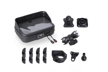Universal GPS mount kit with T-Lock Smartphone Incl 2" socket arm, for handlebar/mirror thread
