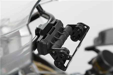 GPS mount for crossbar e 13/16 mm Black