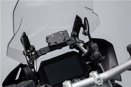 GPS mount for cockpit Black BMW R 1200 GS (12-18), R 1250 GS (18-)