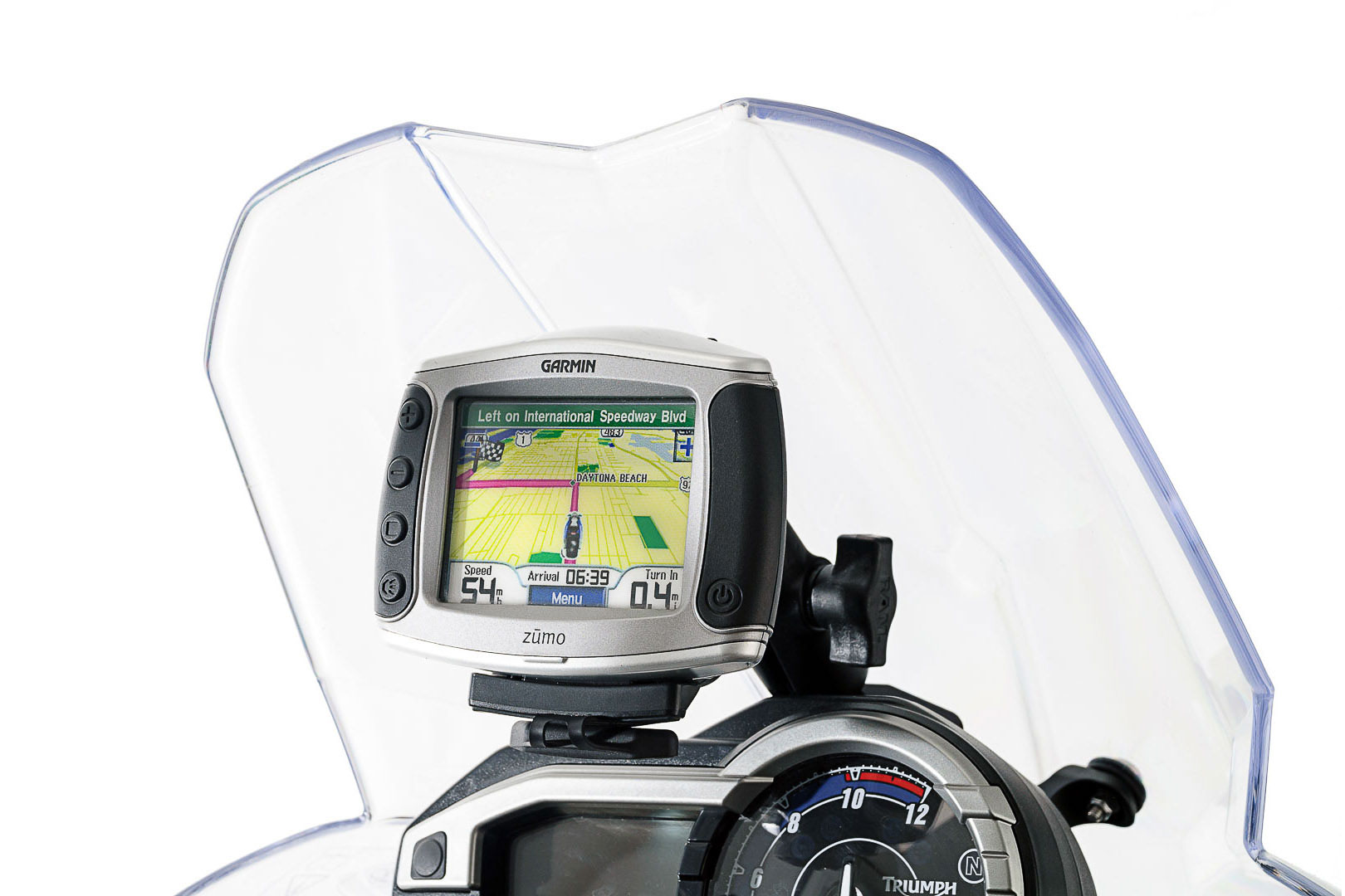 GPS mount for cockpit Black Triumph Tiger 800/800 XC, XR (10-17)