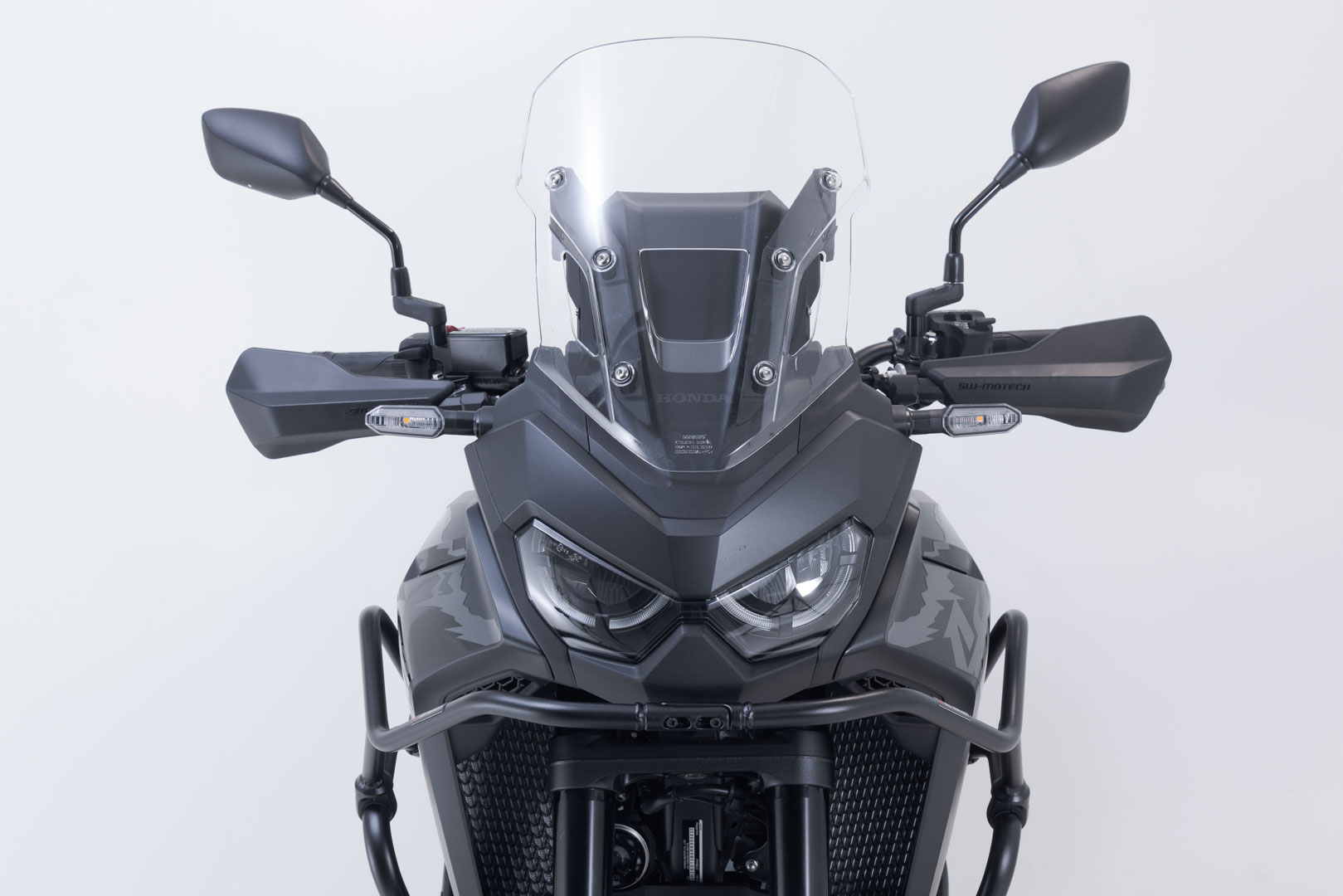 Sport handguard kit Black. Honda CRF1000L/AS, CRF1100L/AS, X-ADV.