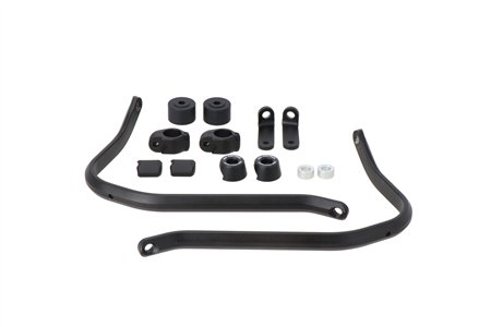 Handguard mounting kit Black. Honda NC models (11-), Suzuki models.