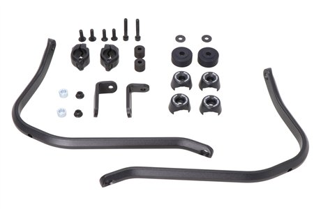 Handguard mounting kit Black. KTM, Royal Enfield and Yamaha models.