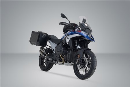 TRAX ADV aluminium case system Black. 37/37 l. BMW R 1300 GS (23-).