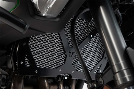 Radiator guard Black/Silver Kawasaki Versys 1000 (18-)