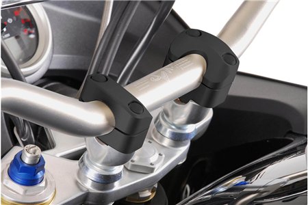 Bar converter e 22mm to e 28mm h 20 mm Black