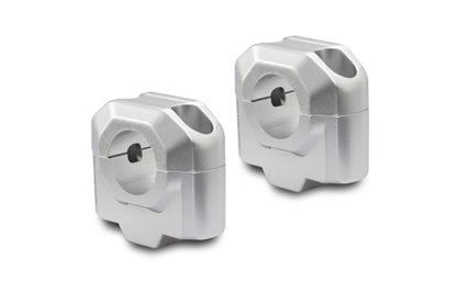 Bar riser for e 28 mm handlebar H=30 mm Silver