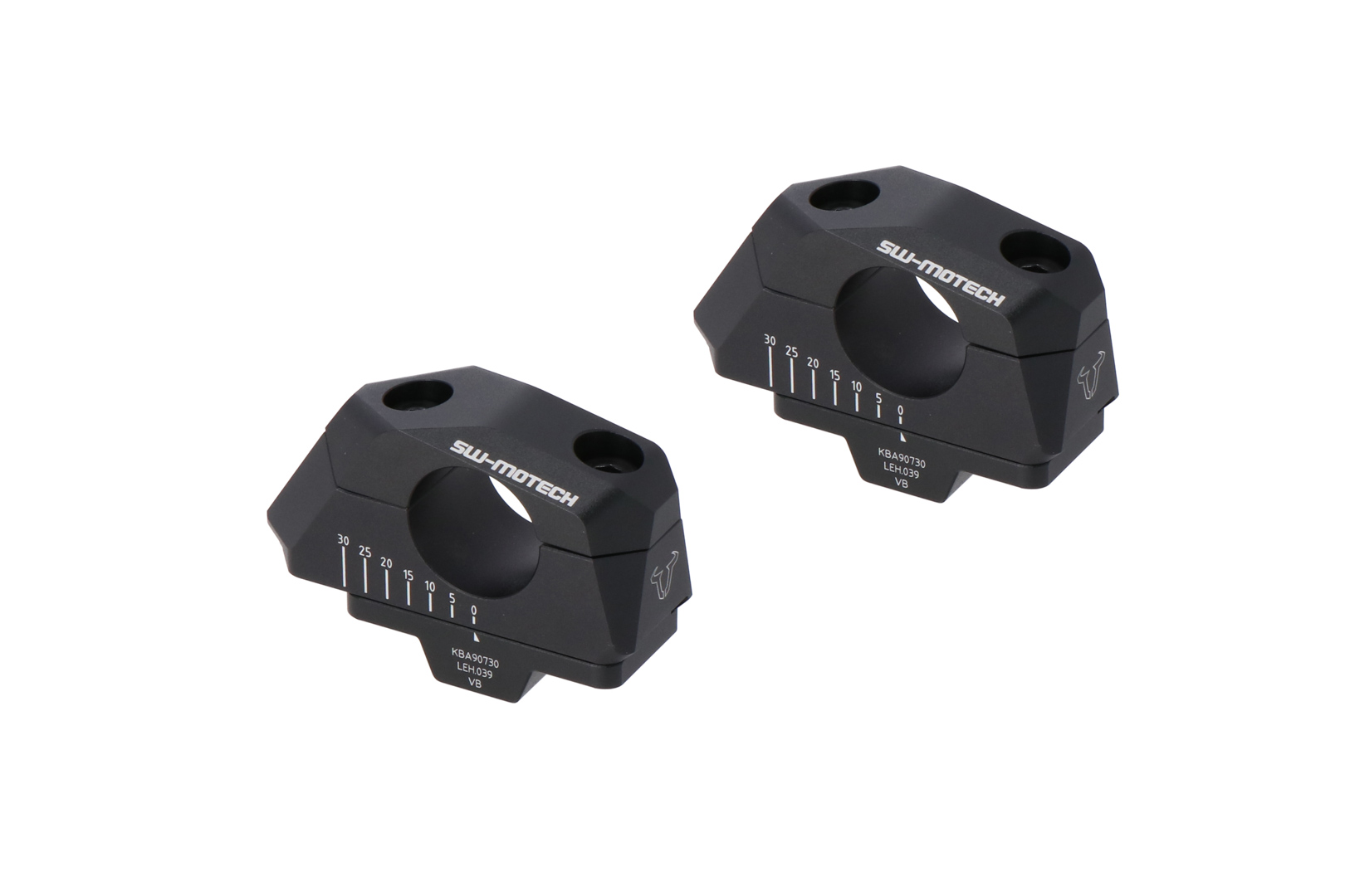 Bar back variable for ?28 handlebars H=28mm. Back 5/10/15/20/25/30 mm. Black.