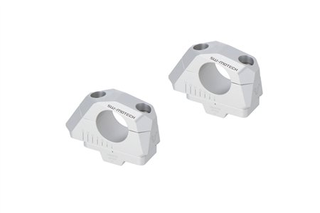 Bar back variable for ?32 handlebars. H=32mm. Back 5/10/15/20/25/30 mm. Silver.