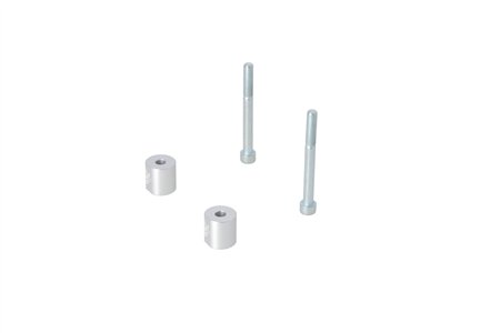 Bar riser H=30 mm. Silver. Triumph Tiger 1200 (22-).