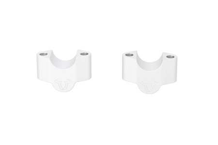 Bar riser H=30 mm. Silver. Triumph Tiger 900 GT/Rally Pro.
