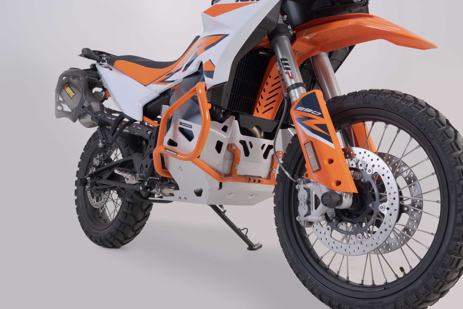 Engine guard Silver. KTM 790 Adv/R 890 Adv/R