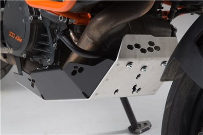 Engine guard Black/Silver. KTM 1090 Adv, 1190 Adv/R, 1290 SAdv.