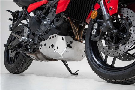 Engine guard Silver. Yamaha Tracer 9/GT (20-)/GT+ (22-).