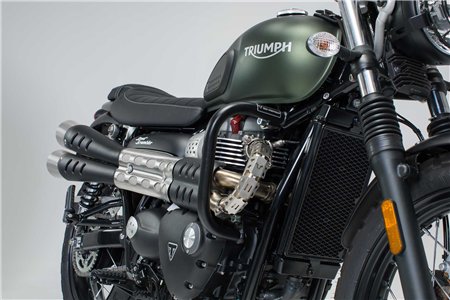 Crash bar Black Street Scrambler/ Bonneville Bobber (16-)