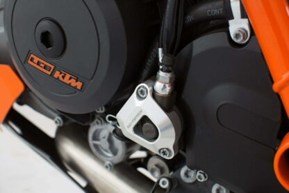 Clutch slave cylinder protection Silver. KTM models.