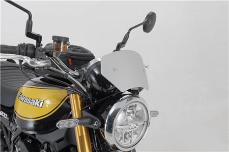Windscreen Silver. Kawasaki Z900RS (17-) / SE (21-).