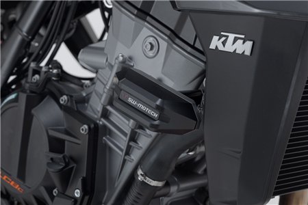 Frame slider kit Black. KTM 990 Duke (23-).