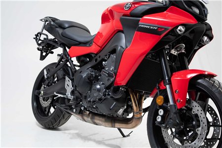 Slider set for frame Black. Yamaha Tracer 9 / GT (20-) / GT+ (22-).