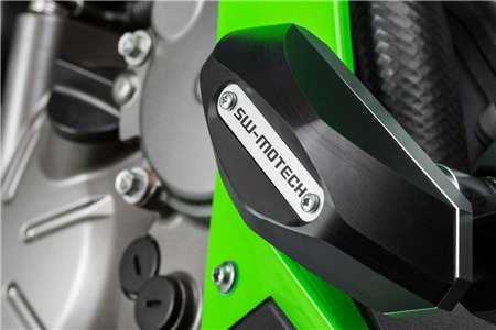 Frame slider kit Black. Kawasaki Ninja ZX-6R 636 (13-).