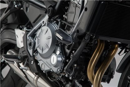 Frame slider kit Black. Kawasaki Z650 (16-) / Z650RS (21-).