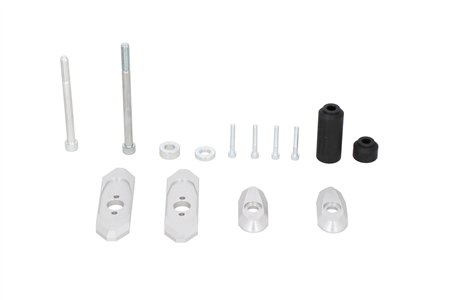 Crash pad holder Silver. Kawasaki Ninja ZX4-RR (23-).