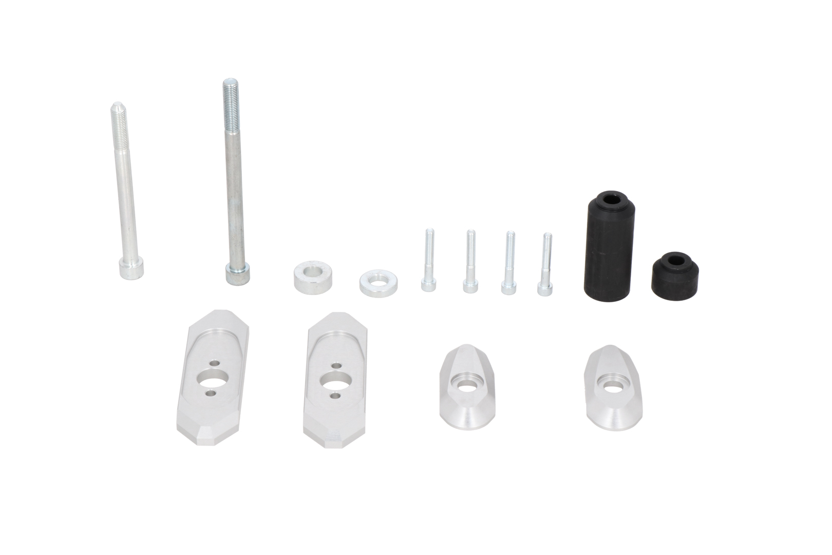 Crash pad holder Silver. Kawasaki Ninja ZX4-RR (23-).