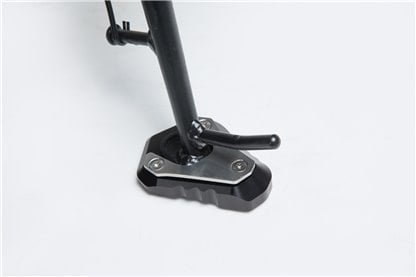 Extension for side stand foot Black/Silver Kawasaki Z650 / Ninja 650 (16-)