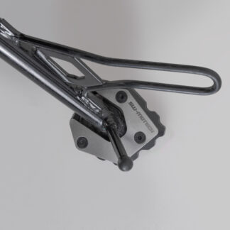 Extension for side stand foot Black/Silver. Moto Guzzi V85 TT (24-).